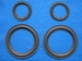 A set of foam surrounds for Infinity Reference 40 speakers
