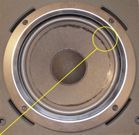 Foam ring (8 inch) for Jamo 703 woofer