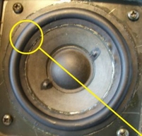 Ein Satz Gummi Sicken für B&O Beovox C75 Lautsp - 4 St.