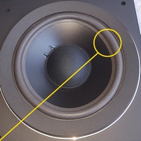 Foam ring for Bang & Olufsen Beovox MC120.2 woofer