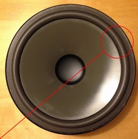 Foam ring (10 inch) for Infinity HT240JL12 woofer