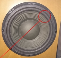 Foam ring for JBL 9746119 woofer
