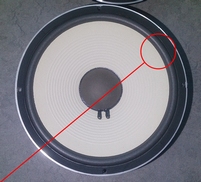 Foamrand voor JBL 128H woofer