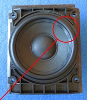 Gummi Sicke für Bang & Olufsen Beolab 3500 Lautsprecher
