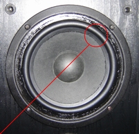Rubber ring (6 inch) for Magnat 145 120 woofer