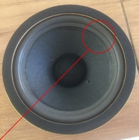 Foam ring for Bang & Olufsen Beovox RL140 woofer