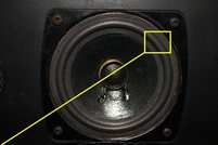 Foam ring for Bang & Olufsen Beovox M100 mid-toner