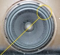Foamring for BOSE 501 and 505 10 inch speakerunits.