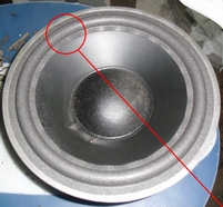 Foam ring for Bang & Olufsen Beovox M150 woofer
