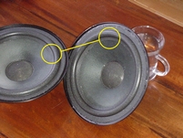 Foam ring for Bang & Olufsen Beovox S30 woofer