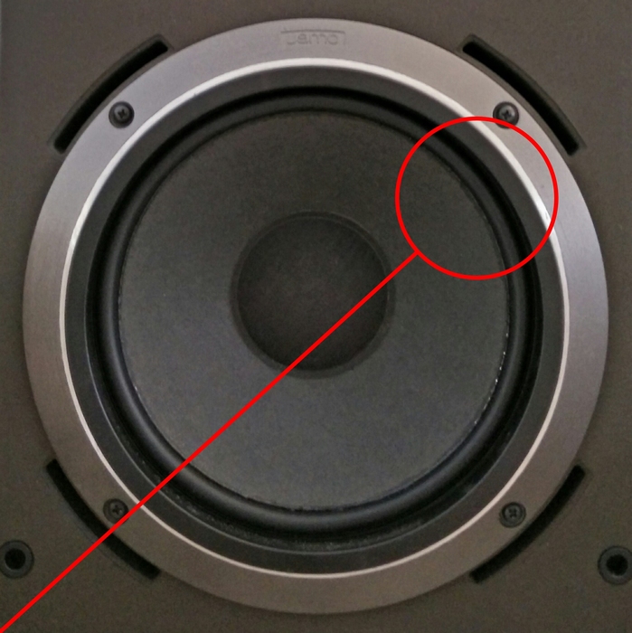 Special foam ring to repair Jamo 702 woofer.