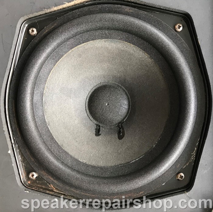 B&W CWM500 woofer (ZZ11851) after repair (mounting a new rubber surround)