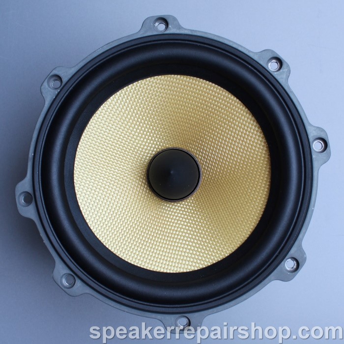 Infinity SM155 woofer with a new foam surround mounted