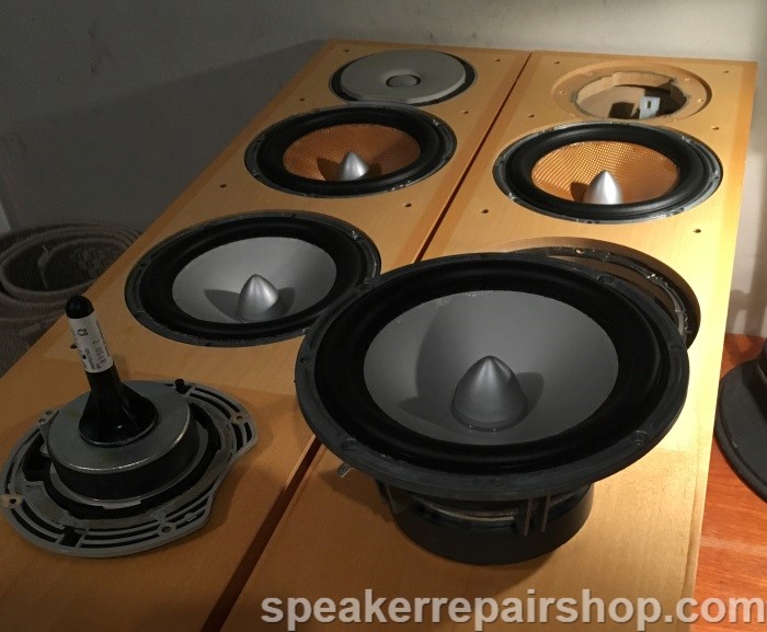 JBL L300 woofer after a refoam