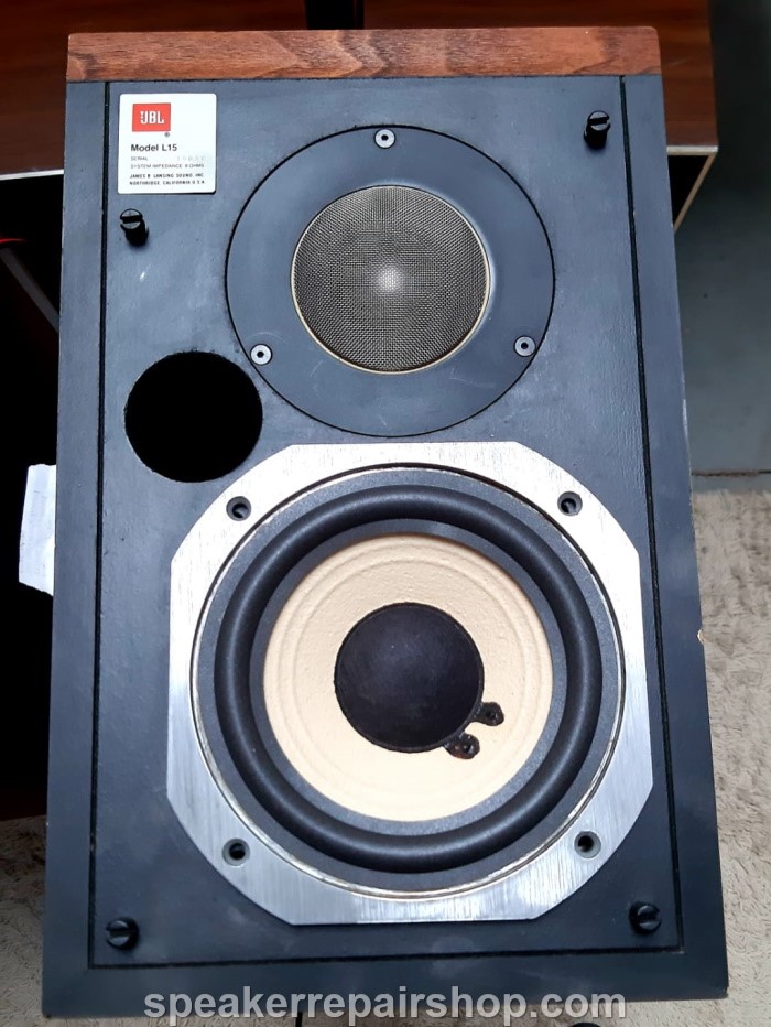 Yamaha Stagepas 300 woofer with a new foam surround fitted (refoam)