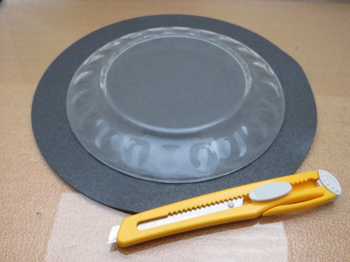 Repairing with a flat foam surround - measure the inner and outer size of the surround needed.