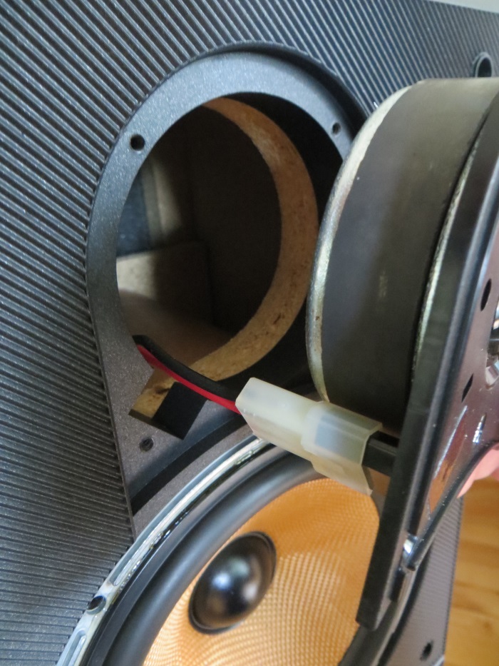 Replace ferrofluid in B&W ZZ05460 tweeter: install the tweeter back into the speaker cabinet