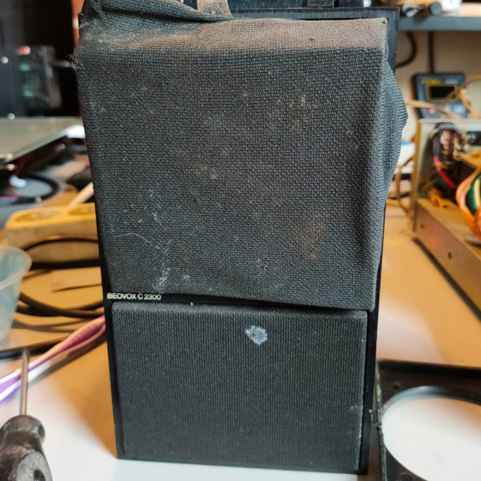Speaker cloth that needs to be replaced