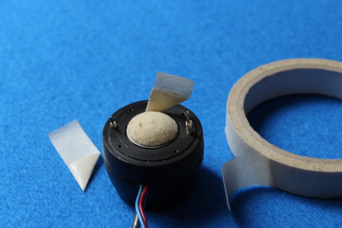 B&W N801S (TS26 80) tweeter: maak de luchtspleet van de magneet schoon