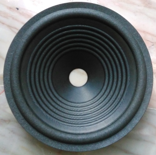 Luidsprekerconus na twee behandelingen met coating
