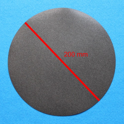 platte lap foam, rond, vlak geperst, voor luidspreker reparatie